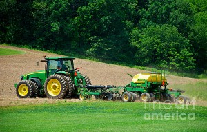 Sold greeting card of Farming the Field