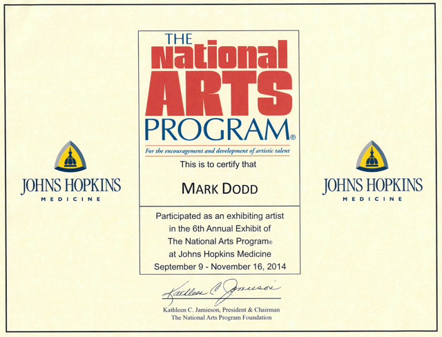 Participating in the National Arts Program at Johns Hopkins Medicine