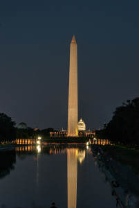 View from the Lincoln Memorial