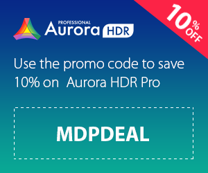 Aurora HDR 10%off Coupon Code MDPDEAL