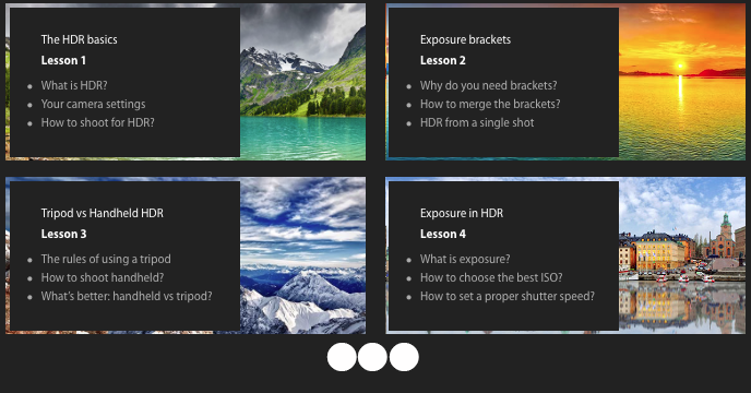 Free Five-Week HDR Course Image