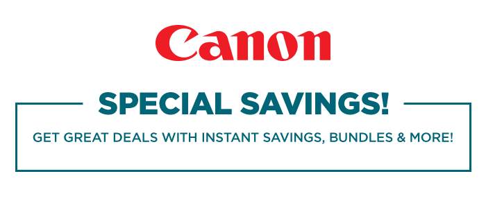 Canon Instant Rebate